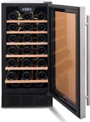 Wine Cooler Under Counter Beer Wine Fridge With Digital Temperature 31 Bottle