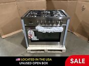 36 In 220 240 V Dual Fuel Range 5 Burners Open Box Cosmetic Imperfections 