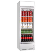 New Commercial 8 Cu Ft Glass Door Beverage Refrigerator Cooler Merchandiser
