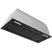 30inch 900cfm Built In Range Hood Kitchen Vent Stainless Steel Touch Control Led