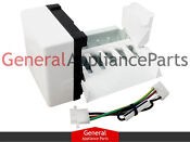 Refrigerator Icemaker Assembly Replaces Whirlpool Kenmore Roper W10190961