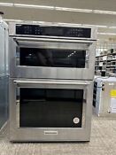 Kitchen Aid Koce 500ess 30 Stainless Microwave Oven Combo Electric