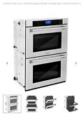 Zline Awd30 30 Professional Double Electric Wall Oven Stainless Steel