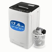 Washing Machine 17 7 Lb For Household Use Portable Washer Dryer With Drain Pump