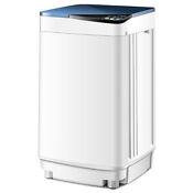 Costway Full Automatic Washing Machine 7 7 Lbs Washer Spinner Germicidal Blue