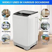 Washing Machine 17 8lbs Full Automatic Portable Compact Laundry Washer Dryer