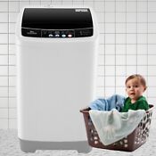 Portable Washing Machine 15 6lbs Full Automatic Spin Washer Built In Drain Pump