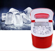220v Household Ice Machine Commercial Portable Tea Shop Bar Ice Maker Machine