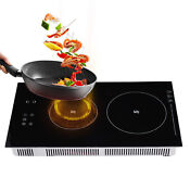 Induction Cooktop 2 Burner Electric Cooktop Induction Cooker Touch Screen 110v