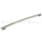 New Oem Ge Refrigerator Arc Handle Assembly Stainless Steel Wr12x34906