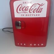 Coca Cola Kwc 4c 4l Mini Refrigerator Holds 6 Cans Tested And Works Sale 