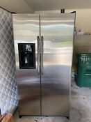 25 Cu Ft Stainless Steel Side By Side Ge Refrigerator