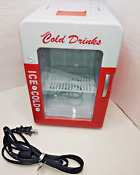 Thermoelectric Cooler Mini Fridge Coca Cola Retro Inspired Design Rare Cold Hot