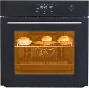 24 Electric Single Wall Oven Built In Electric Oven 2 5 Cu Ft Capacity Timer
