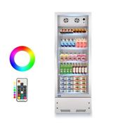 Merchandiser Commercial Refrigerator Glass Door Cooler Display Beverage 8 Cu Ft