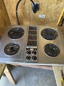 Jennair Electric Downdraft Cooktop Stove 30 Model 89891 Stainless Steel