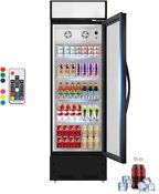 Merchandiser Commercial Glass Door Beverage Refrigerator Display Cooler 8 Cu Ft