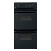 Ge Jrp28sk5ss 24 Stainless Double Electric Wall Oven Black