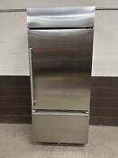 Ge Cafe Cdb36rp2ps1 36 Refrigerator Bottom Freezer Build In Stainless