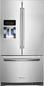 Kitchenaid Krff577kps 36 Stainless Steel 27 Cu Ft French Door Refrigerator