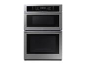 Samsung 30 In Self Cleaning Smart Microwave Wall Oven Combo Stainless Steel 