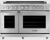 Dacor Professional 48 Stainless Steel 6 Sealed Burners Gas Range Hgpr48s Ng