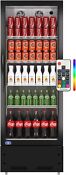Merchandiser Commercial Refrigerator Glass Door Display Cooler 10 9 Cu Ft New